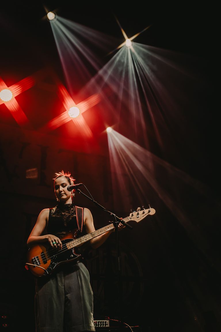 Blush performing in Adelaide at Hindley Street Music Hall